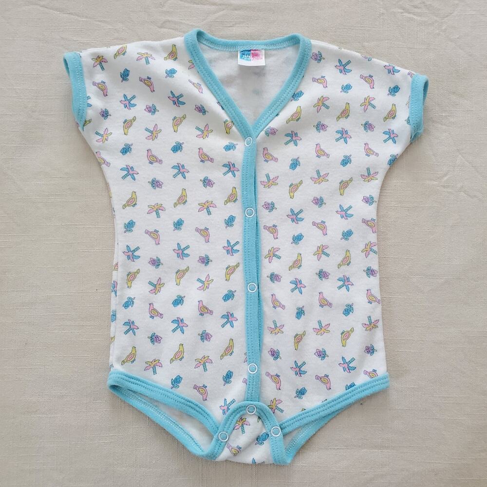 Vintage Summer Pattern Romper 12 months